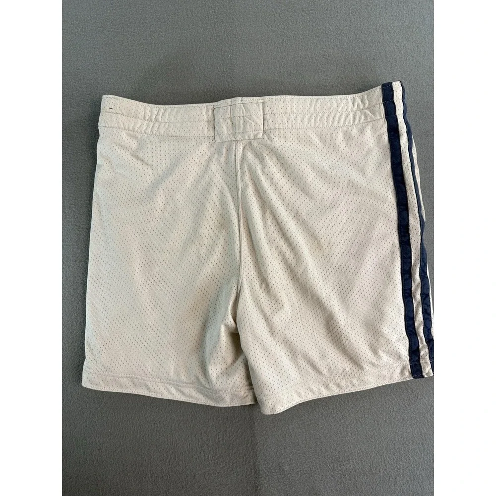 Y2k Abercrombie Fitch Basketball Shorts Mens Large White Mesh Elastic Fitch